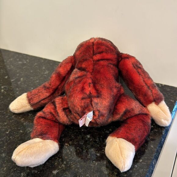 Ty Beanie Buddy (Large) - Schweetheart - Orangutan Monkey (14") - Picture 6 of 10